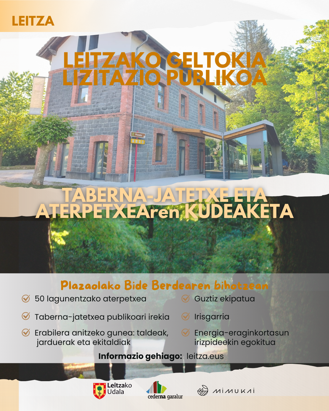 NEGOZIO AUKERA BERRIA: LEITZAKO GELTOKIA