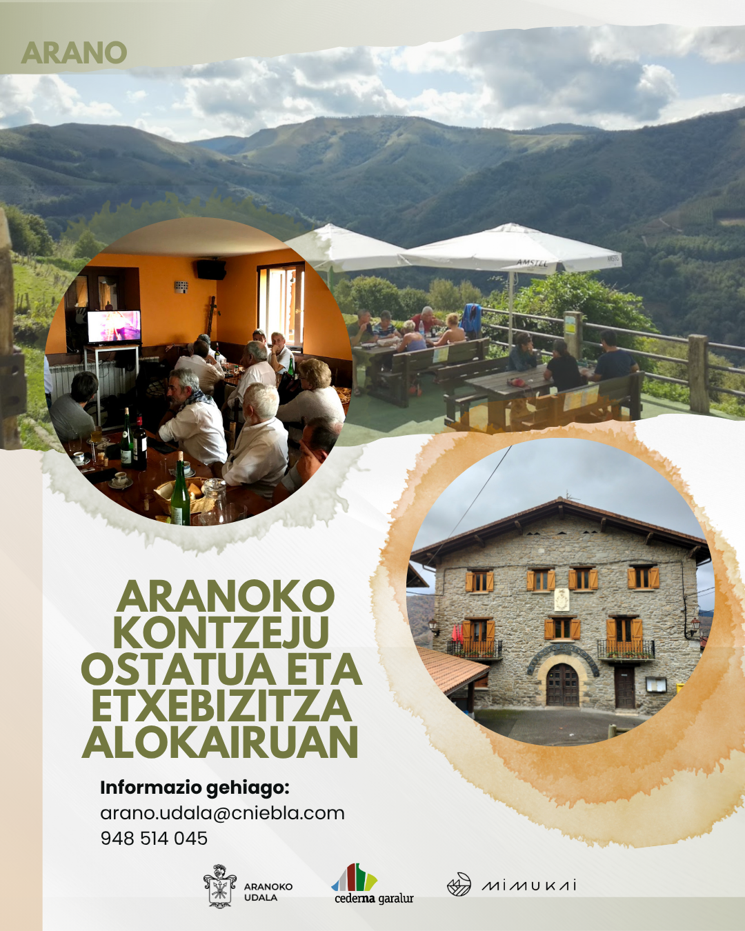 Negozio aukera berria: Kontzeju ostatua Aranon