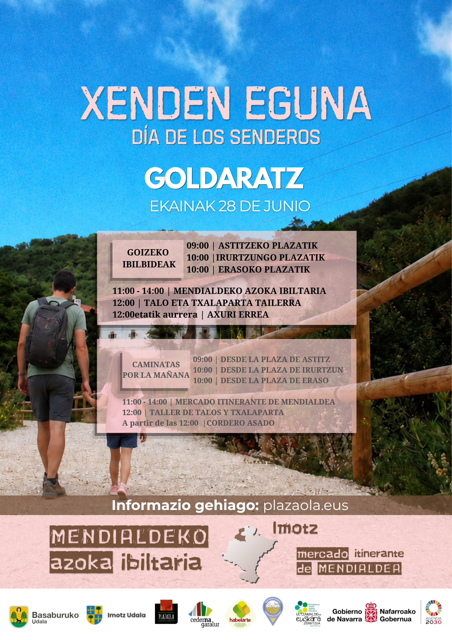 Xenden Eguna eta Mendialdeko azoka ibiltaria Goldaratzen